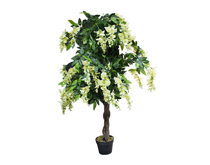 ÁRBOL ARTIFICIAL GLICINA BLANCO (1.20mts)
