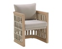 SILLA COMEDOR RIVA COLOR BEIGE MADERA TECA