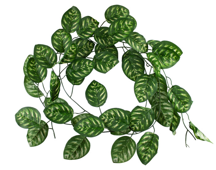 ENREDADERA COLGANTE IVY VERDE Y BLANCO (3mts)