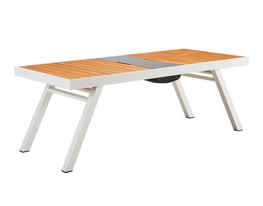 [MCH.MES.0386] MESA DE COMEDOR YORK DE JARDÍN PARA 6 PERSONAS