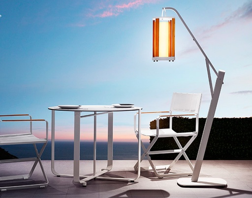 [MCH.SOP.0005] SOPORTE BLANCO PARA LÁMPARA AURORA (175×39.5×50cm)