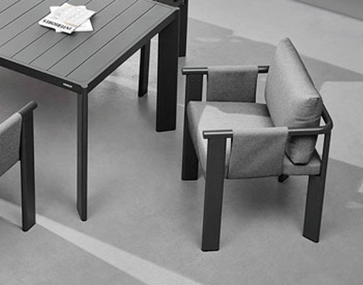 [MCH.SIL.0587] SILLA DE COMEDOR LIGO PARA JARDÍN COLOR NEGRO