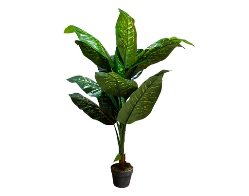 [MCH.PLT.0201] PLANTA ARTIFICIAL DECORATIVA DIEFFENBACHIA  (1.20mts)